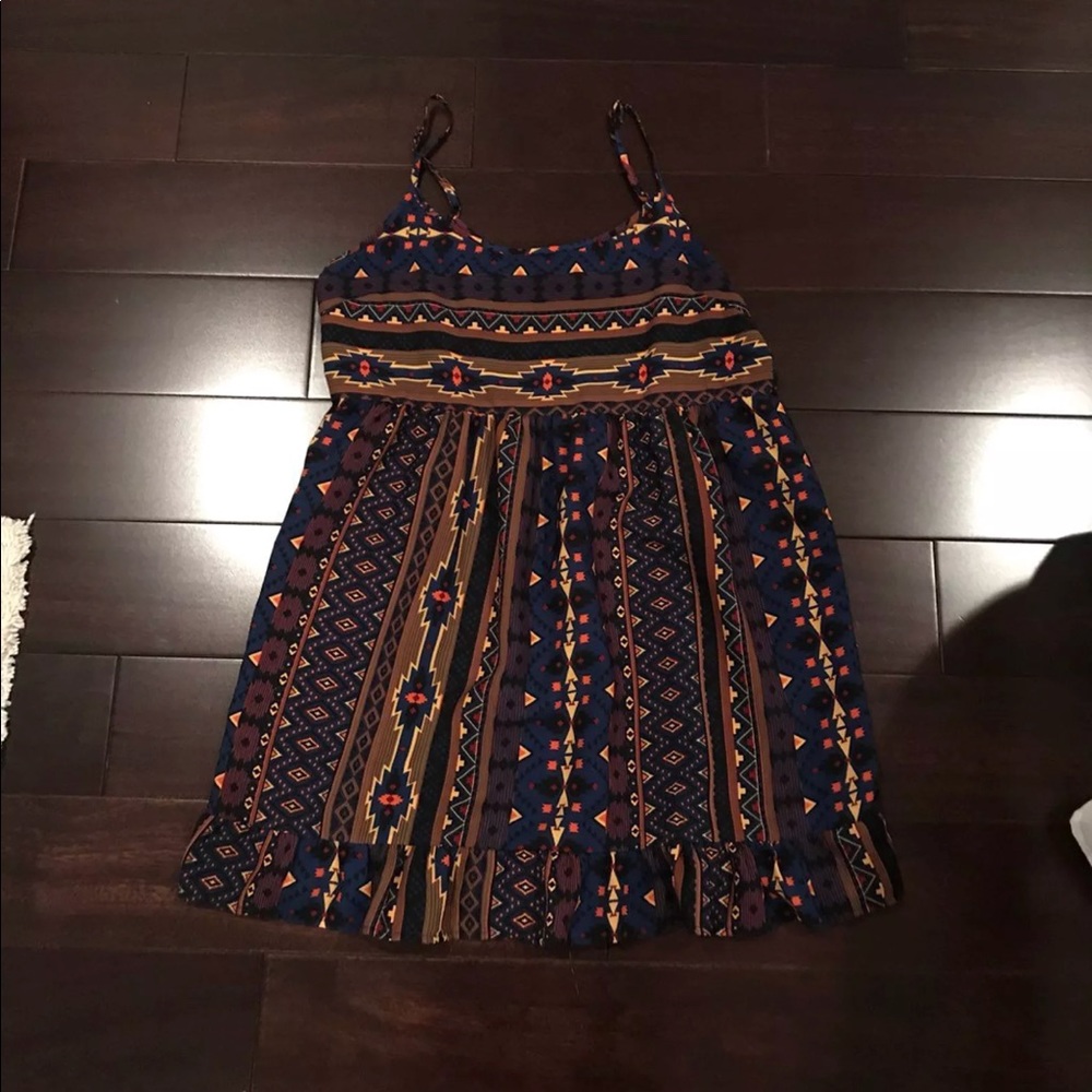 Aztec hipster dress